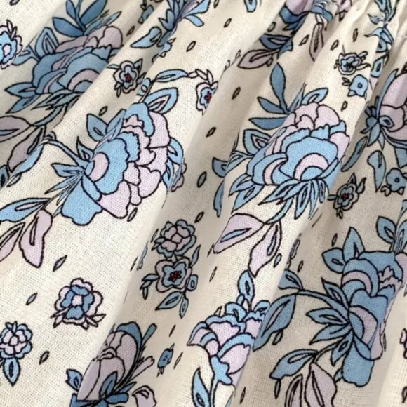 Vintage-Inspired Cotton Romper for Baby Girls - Picture 3 of 3